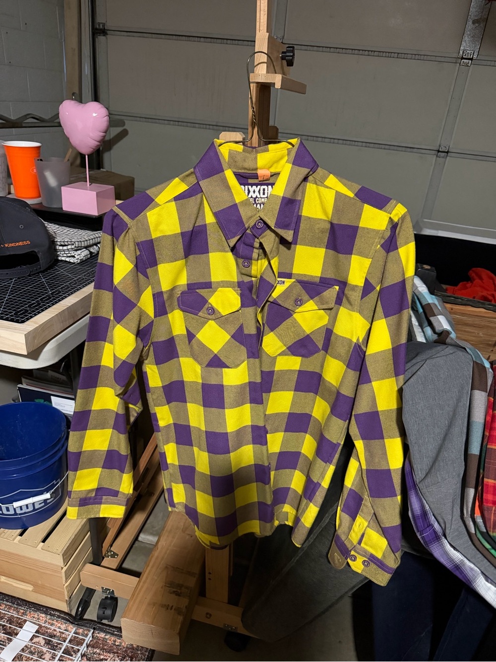 DIXXON flannel lot of 6 button down shirts (please look at pictures)